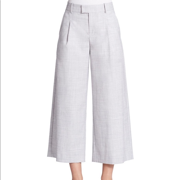‼️SOLD‼️NEW Lord & Taylor Gray Wide-leg Capri Pant - Picture 6 of 7